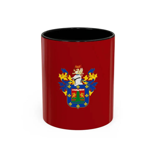 Flag of Arequipa capital of the Arequipa Region Peru - Accent Coffee Mug 11oz Black - Go Mug Yourself