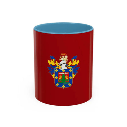 Flag of Arequipa capital of the Arequipa Region Peru - Accent Coffee Mug 11oz Light Blue - Go Mug Yourself