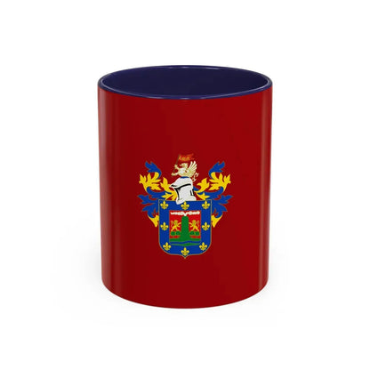 Flag of Arequipa capital of the Arequipa Region Peru - Accent Coffee Mug 11oz Navy - Go Mug Yourself