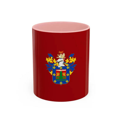 Flag of Arequipa capital of the Arequipa Region Peru - Accent Coffee Mug 11oz Pink - Go Mug Yourself