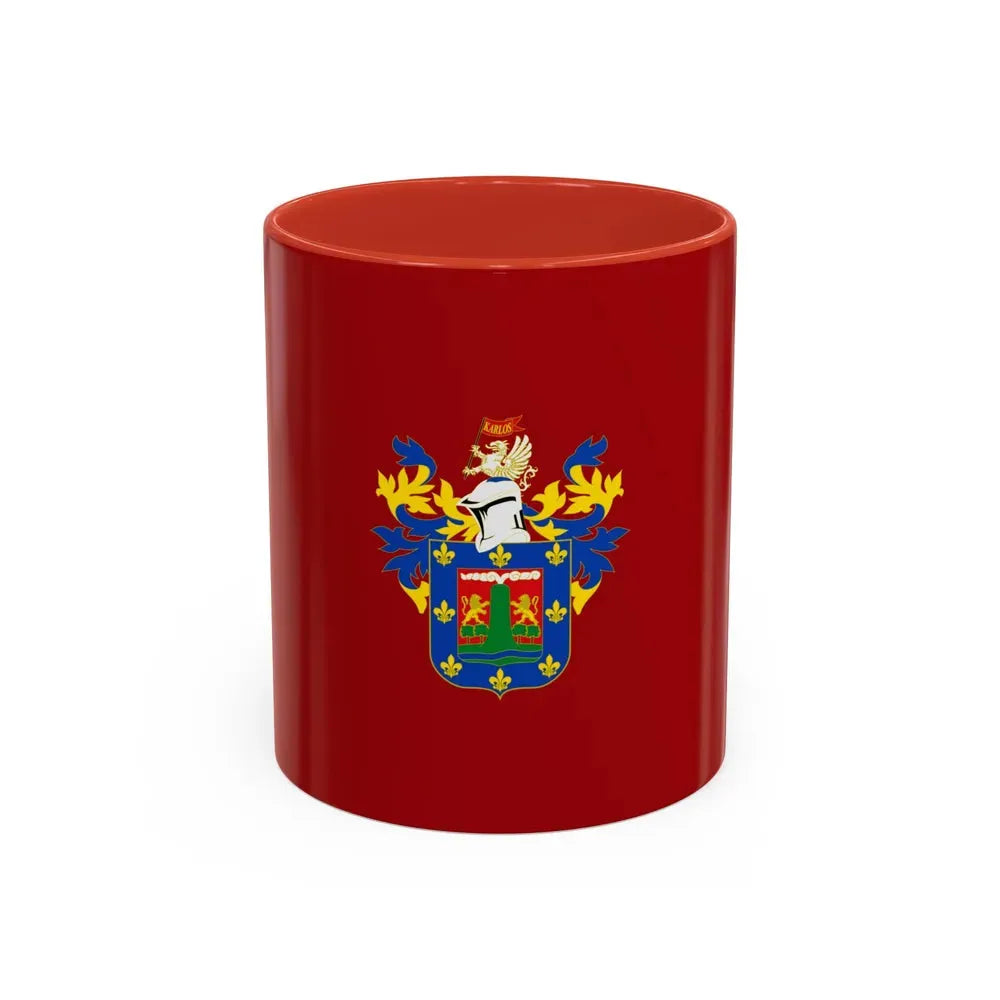Flag of Arequipa capital of the Arequipa Region Peru - Accent Coffee Mug 11oz Red - Go Mug Yourself
