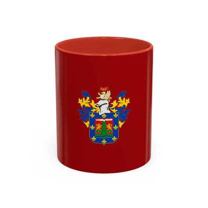 Flag of Arequipa capital of the Arequipa Region Peru - Accent Coffee Mug 11oz Red - Go Mug Yourself