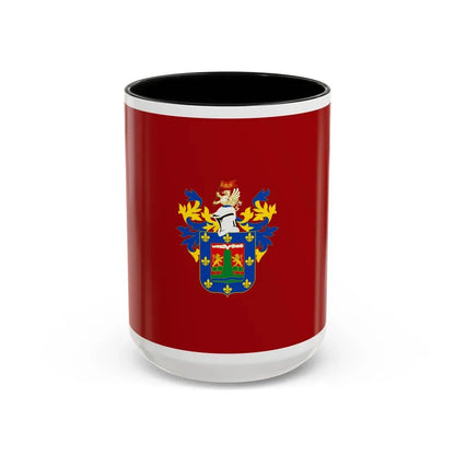 Flag of Arequipa capital of the Arequipa Region Peru - Accent Coffee Mug 15oz Black - Go Mug Yourself