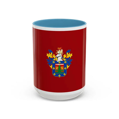 Flag of Arequipa capital of the Arequipa Region Peru - Accent Coffee Mug 15oz Light Blue - Go Mug Yourself