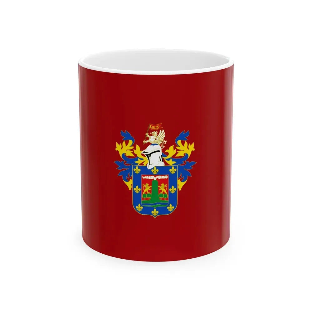 Flag of Arequipa capital of the Arequipa Region Peru - White Coffee Mug 11oz - Go Mug Yourself