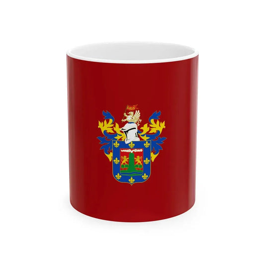 Flag of Arequipa capital of the Arequipa Region Peru - White Coffee Mug 11oz - Go Mug Yourself