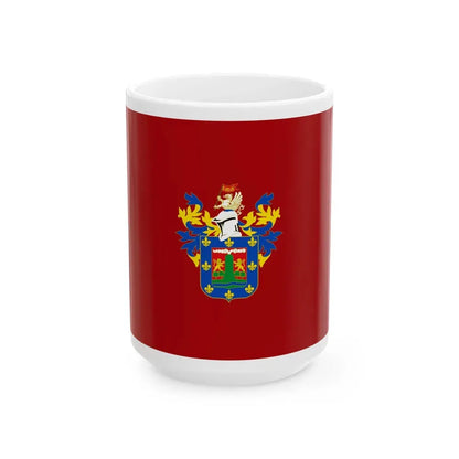 Flag of Arequipa capital of the Arequipa Region Peru - White Coffee Mug 15oz - Go Mug Yourself