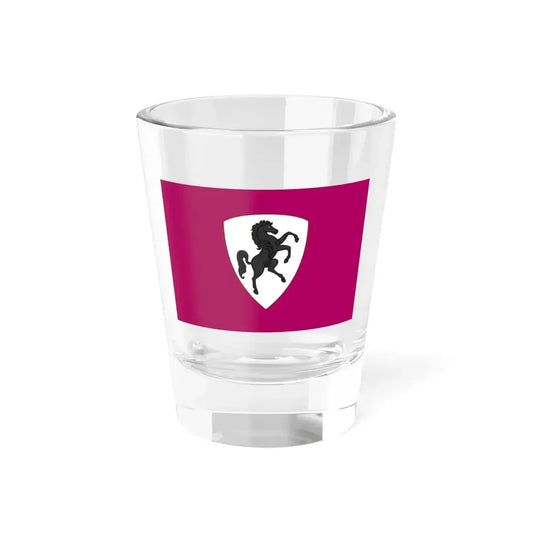 Flag of Arezzo (Italy) Shot Glass 1.5oz 1.5oz - Go Mug Yourself