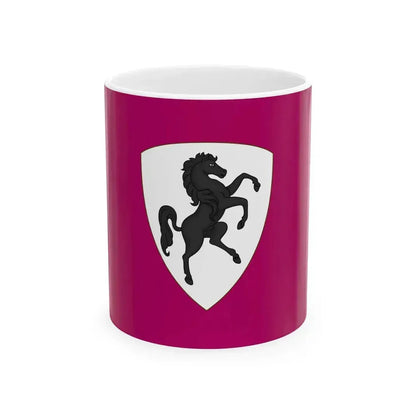 Flag of Arezzo (Italy) White Coffee Mug 11oz - Go Mug Yourself