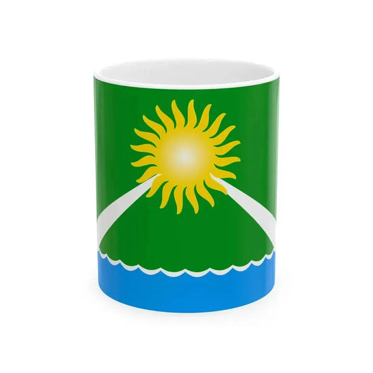 Flag of Argayash Chelyabinsk oblast (Russia) White Coffee Mug 11oz - Go Mug Yourself