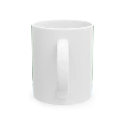 Flag of Argayash Chelyabinsk oblast (Russia) White Coffee Mug - Go Mug Yourself