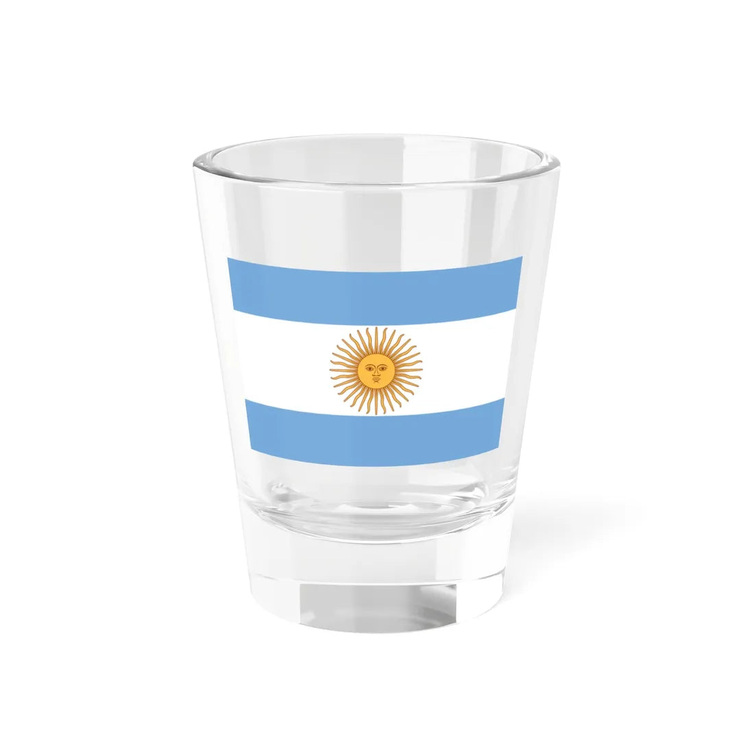 Flag of Argentina 1816 (Argentina) Shot Glass 1.5oz 1.5oz - Go Mug Yourself
