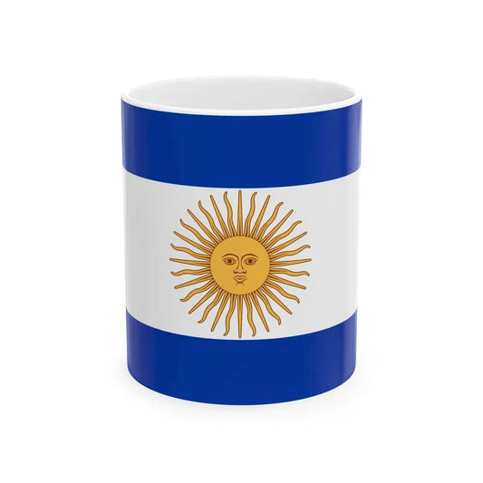 Flag of Argentina 1819 (Argentina) White Coffee Mug 11oz - Go Mug Yourself