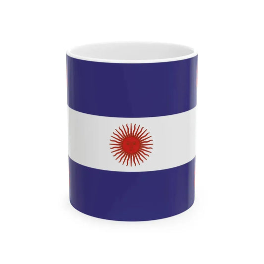 Flag of Argentina 1840 (Argentina) White Coffee Mug 11oz - Go Mug Yourself