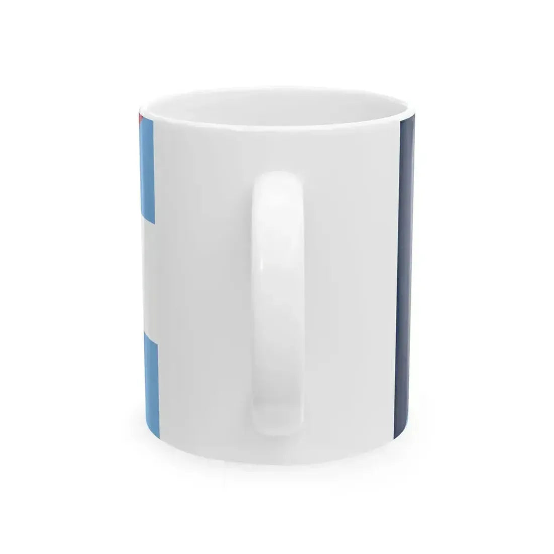 Flag of Argentina and France (France) White Coffee Mug - Go Mug Yourself