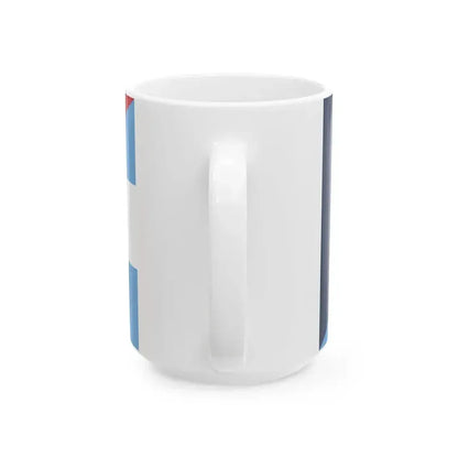 Flag of Argentina and France (France) White Coffee Mug - Go Mug Yourself
