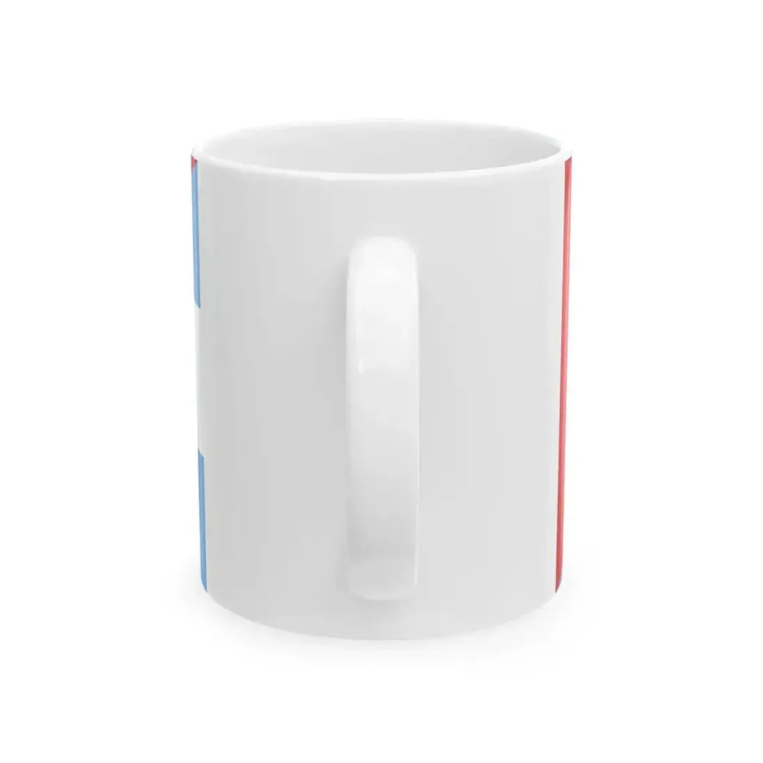 Flag of Argentina and Peru (Peru) White Coffee Mug - Go Mug Yourself