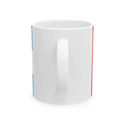 Flag of Argentina and Peru (Peru) White Coffee Mug - Go Mug Yourself