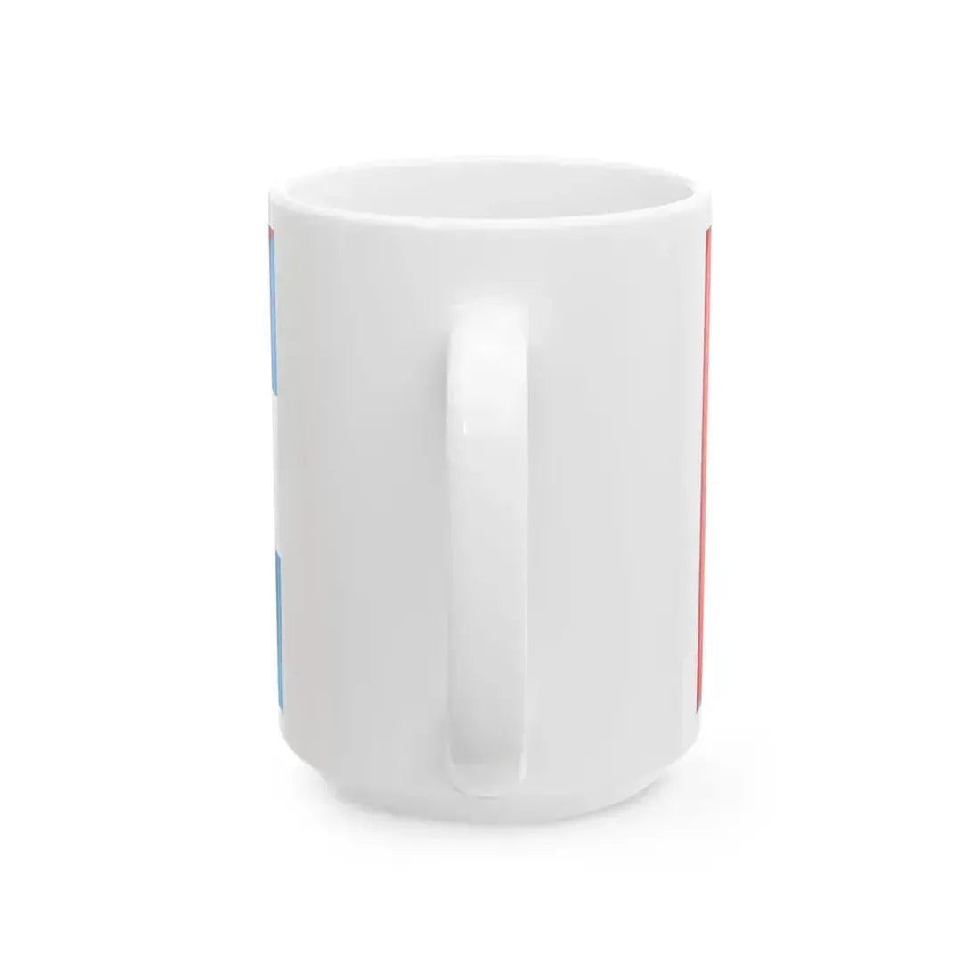 Flag of Argentina and Peru (Peru) White Coffee Mug - Go Mug Yourself