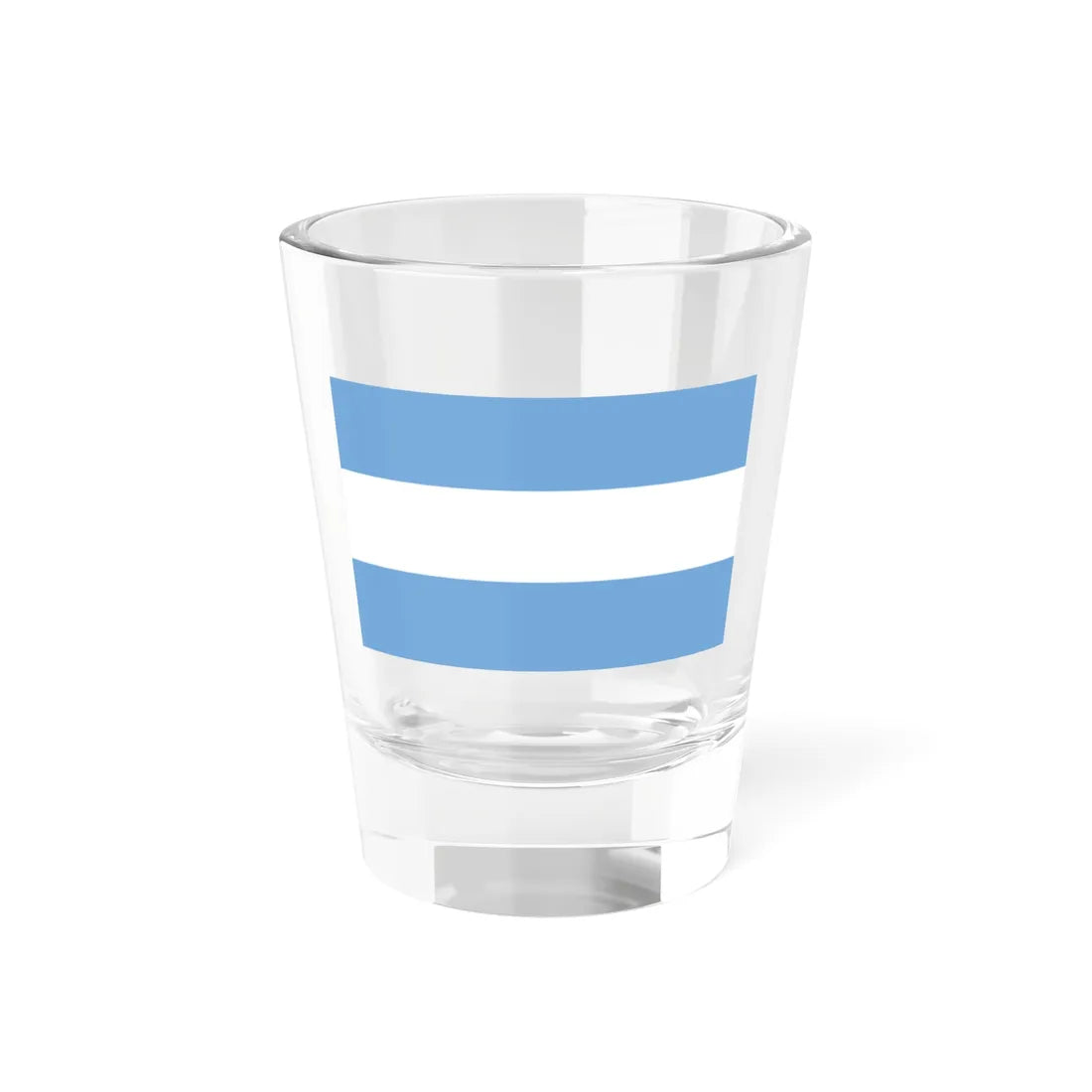 Flag of Argentina civil (Argentina) (Coat of Arms) Shot Glass 1.5oz 1.5oz - Go Mug Yourself