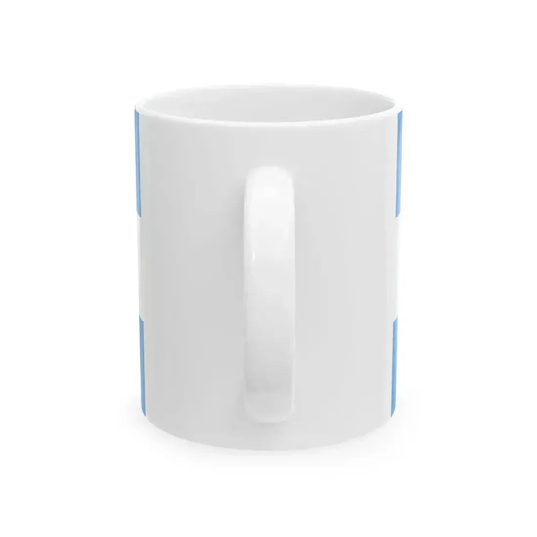 Flag of Argentina civil (Argentina) White Coffee Mug - Go Mug Yourself