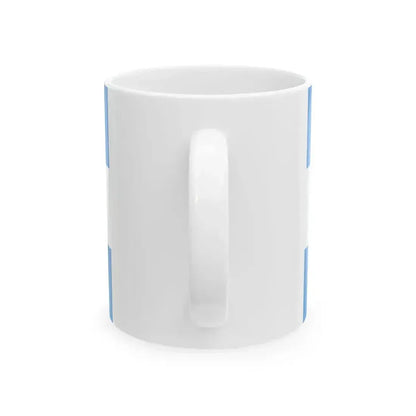 Flag of Argentina civil (Argentina) White Coffee Mug - Go Mug Yourself