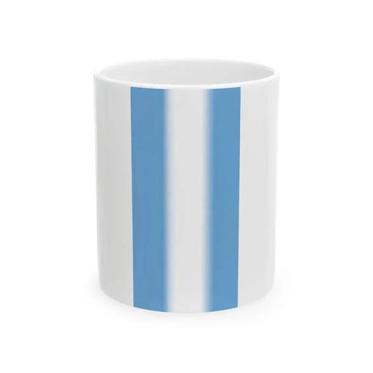 Flag of Argentina vertical (Argentina) White Coffee Mug 11oz - Go Mug Yourself