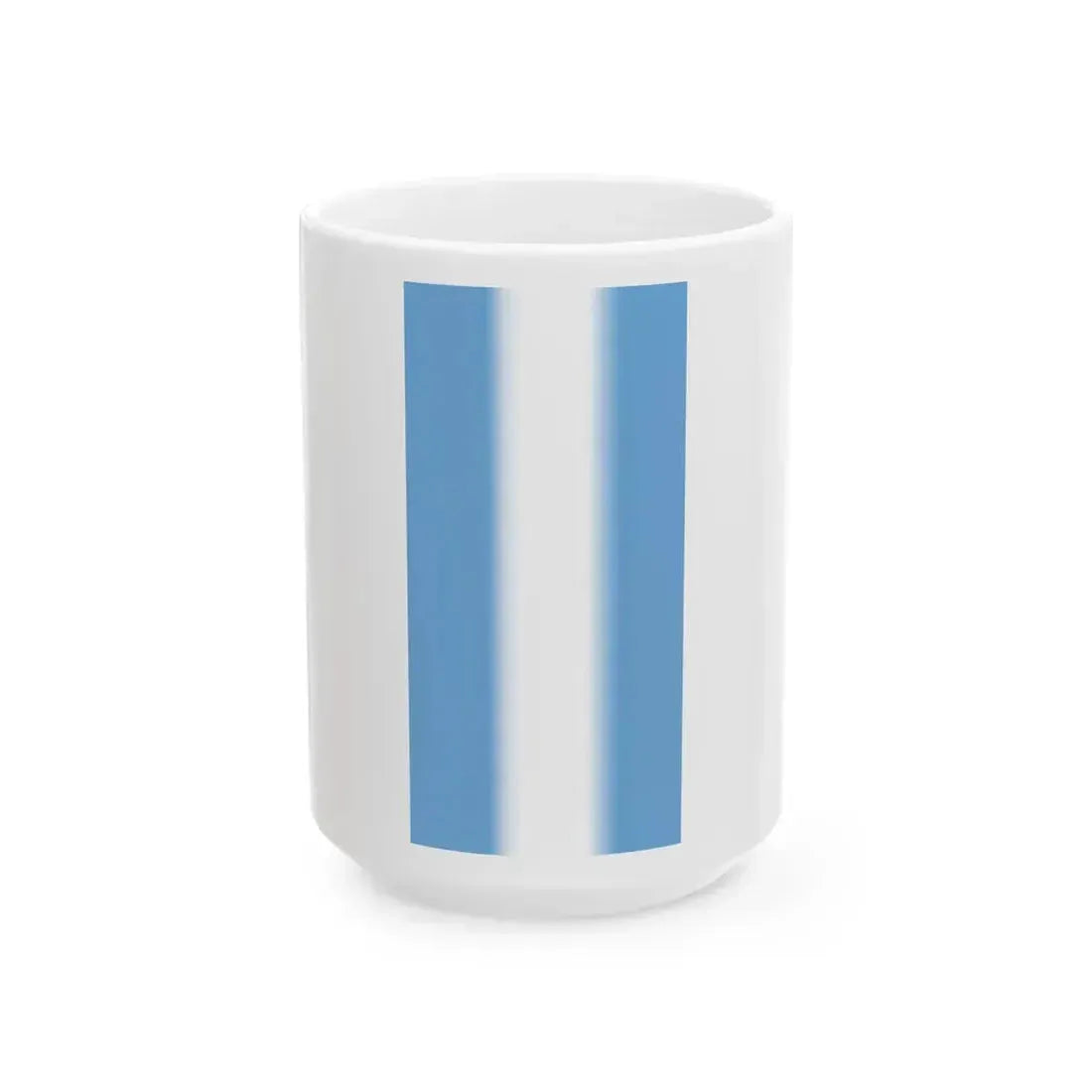 Flag of Argentina vertical (Argentina) White Coffee Mug 15oz - Go Mug Yourself