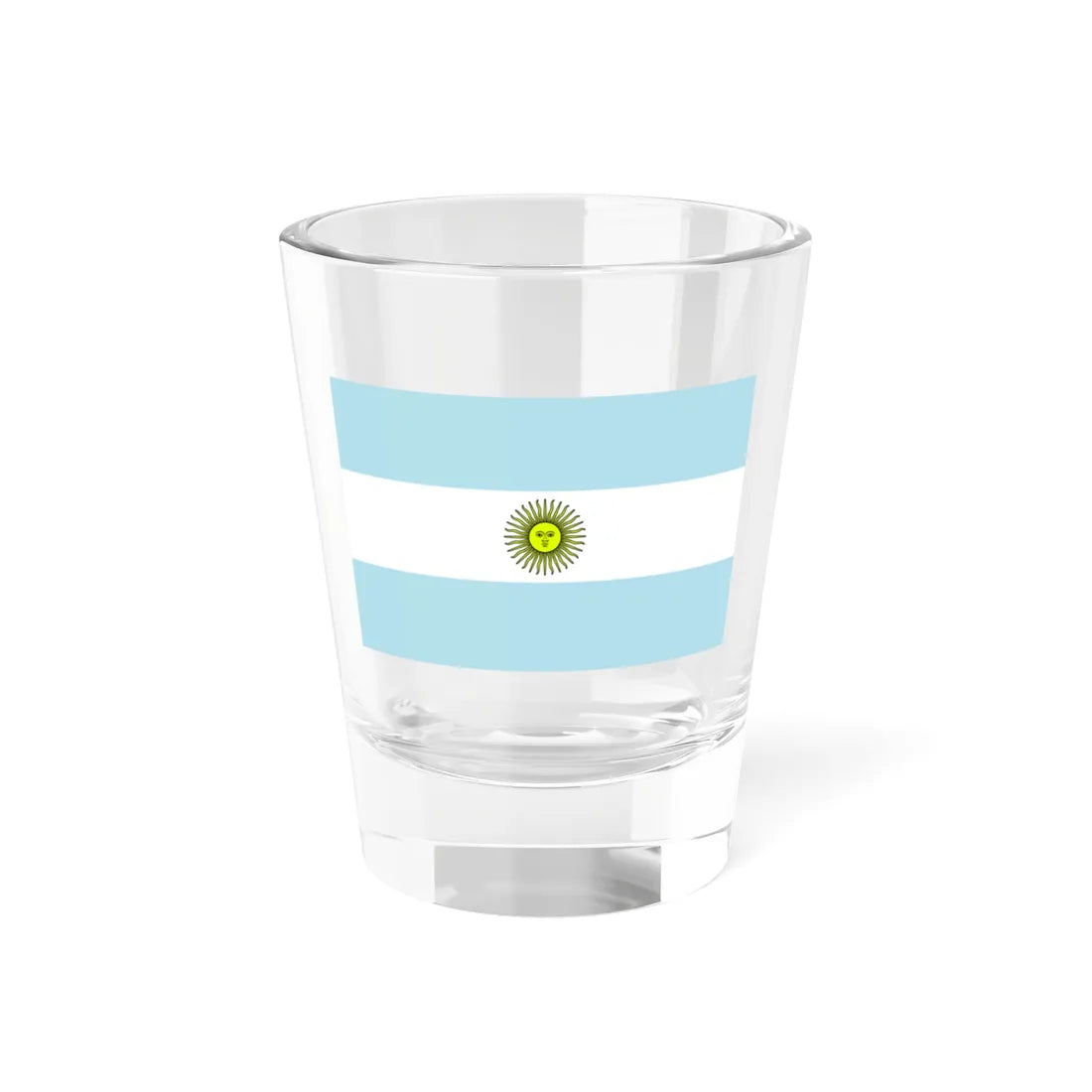 Flag of Argentina WFB 2000 (Argentina) Shot Glass 1.5oz 1.5oz - Go Mug Yourself