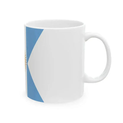 Flag of Argentine Captain Adjutant-General 1894-1904 (Argentina) White Coffee Mug - Go Mug Yourself
