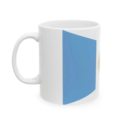 Flag of Argentine Commandante Superior 1894-1904 (Argentina) White Coffee Mug - Go Mug Yourself