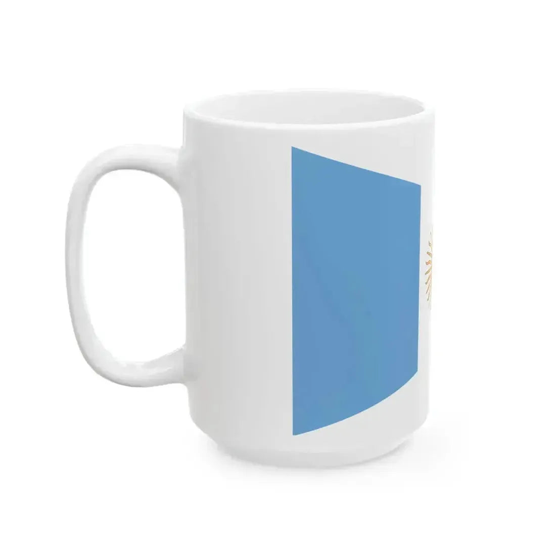 Flag of Argentine Commandante Superior 1894-1904 (Argentina) White Coffee Mug - Go Mug Yourself
