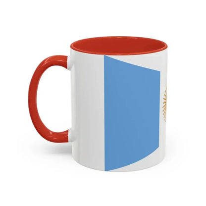 Flag of Argentine Commandante Superior 1894 to 1904 - Accent Coffee Mug - Go Mug Yourself