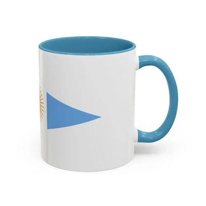Flag of Argentine Commandante Superior 1894 to 1904 - Accent Coffee Mug - Go Mug Yourself