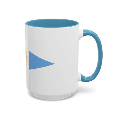 Flag of Argentine Commandante Superior 1894 to 1904 - Accent Coffee Mug - Go Mug Yourself