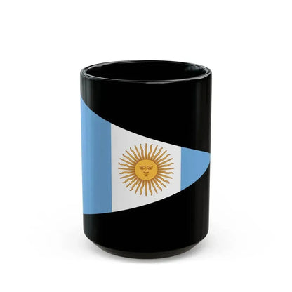 Flag of Argentine Commandante Superior 1894 to 1904 - Black Coffee Mug 15oz - Go Mug Yourself