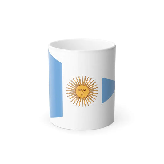 Flag of Argentine Commandante Superior 1894 to 1904 - Color Changing Mug 11oz-11oz-Go Mug Yourself