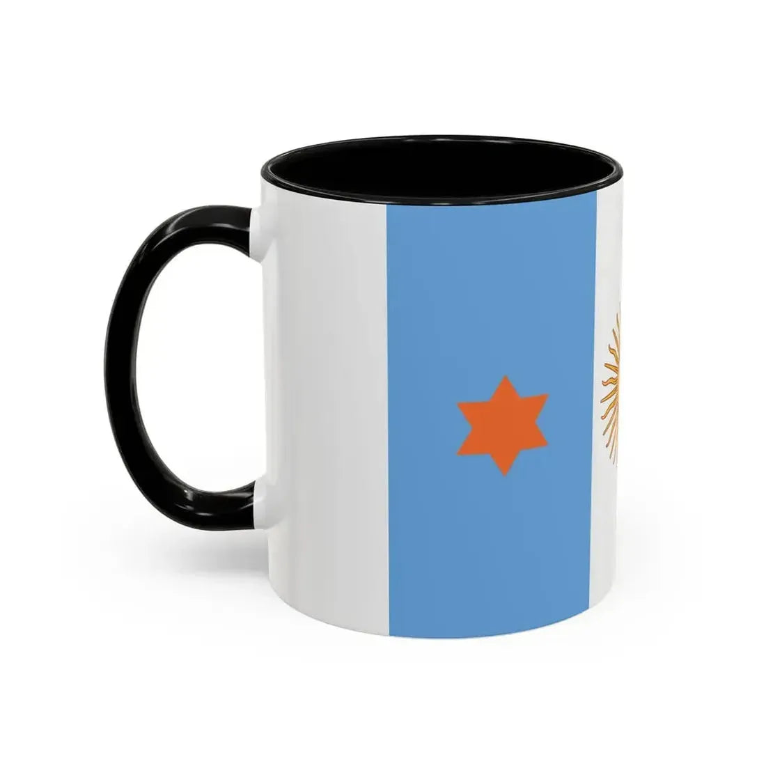 Flag of Argentine General de Brigada 1894 to 1904 - Accent Coffee Mug - Go Mug Yourself
