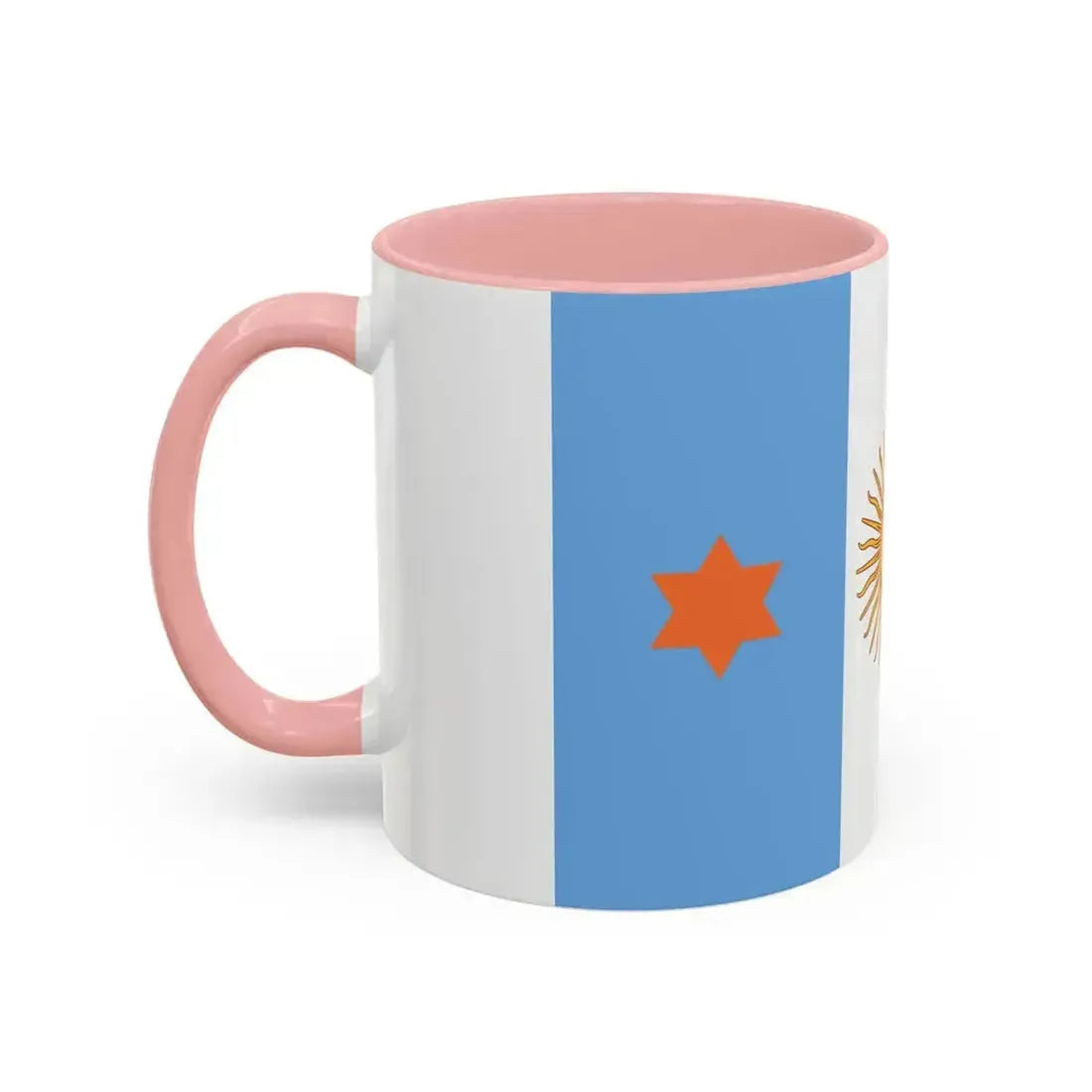 Flag of Argentine General de Brigada 1894 to 1904 - Accent Coffee Mug - Go Mug Yourself