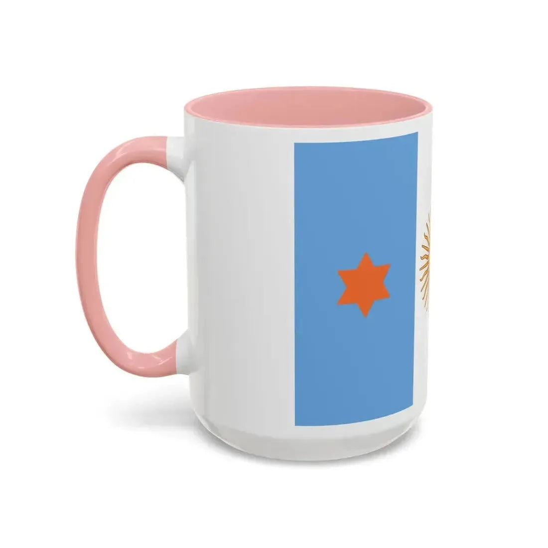 Flag of Argentine General de Brigada 1894 to 1904 - Accent Coffee Mug - Go Mug Yourself