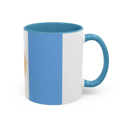 Flag of Argentine General de Brigada 1894 to 1904 - Accent Coffee Mug - Go Mug Yourself