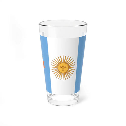 Flag of Argentine General de Brigada 1894 to 1904 - Pint Glass 16oz-16oz-Go Mug Yourself