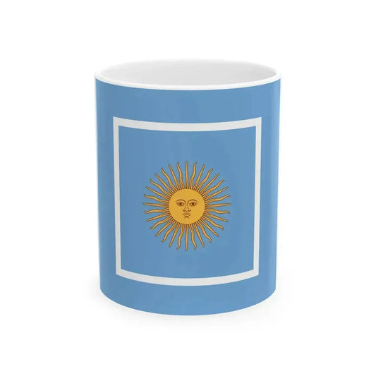 Flag of Argentine Ministers of Navy 1894-1904 (Argentina) White Coffee Mug 11oz - Go Mug Yourself