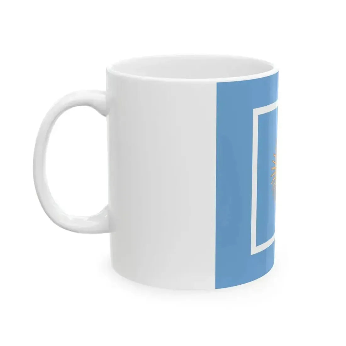 Flag of Argentine Ministers of Navy 1894-1904 (Argentina) White Coffee Mug - Go Mug Yourself