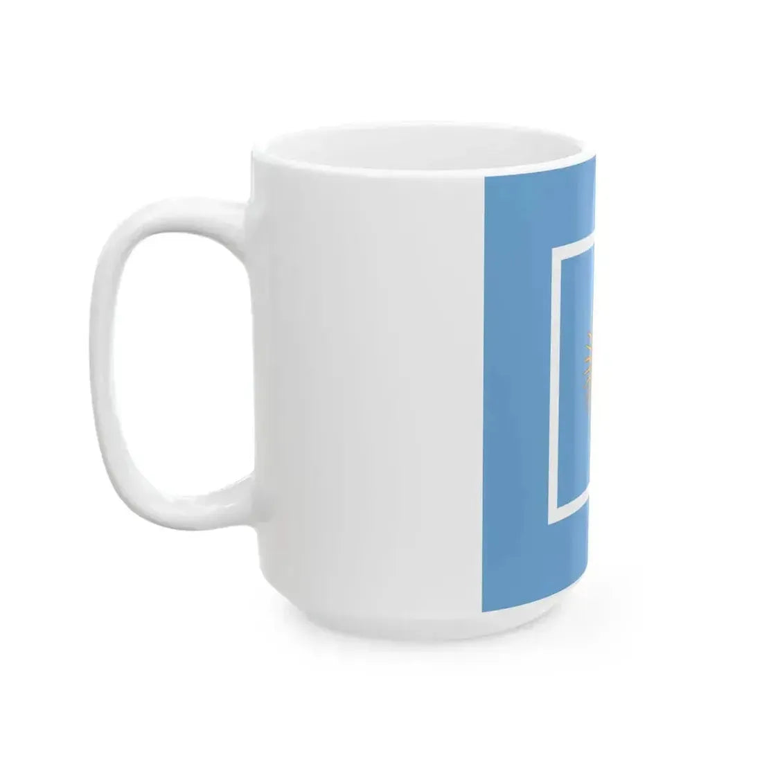 Flag of Argentine Ministers of Navy 1894-1904 (Argentina) White Coffee Mug - Go Mug Yourself