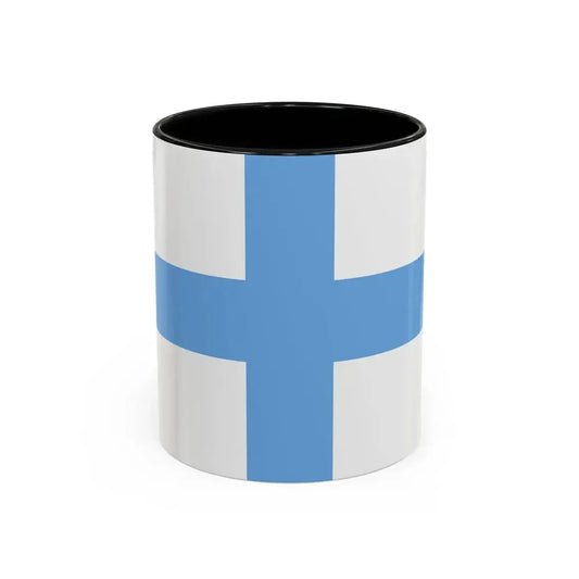 Flag of Argentine Patriotic League - Accent Coffee Mug 11oz Black - Go Mug Yourself