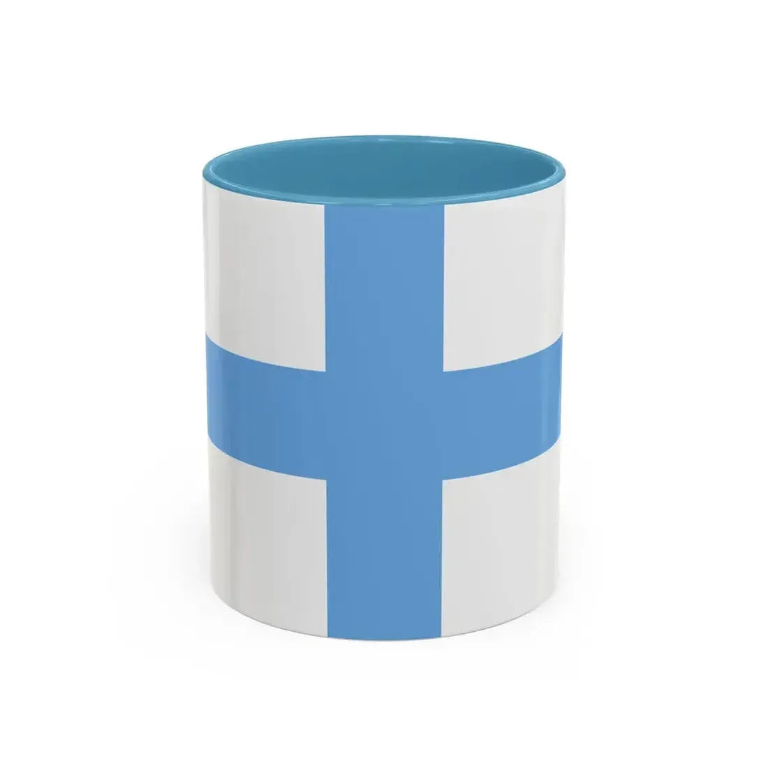 Flag of Argentine Patriotic League - Accent Coffee Mug 11oz Light Blue - Go Mug Yourself
