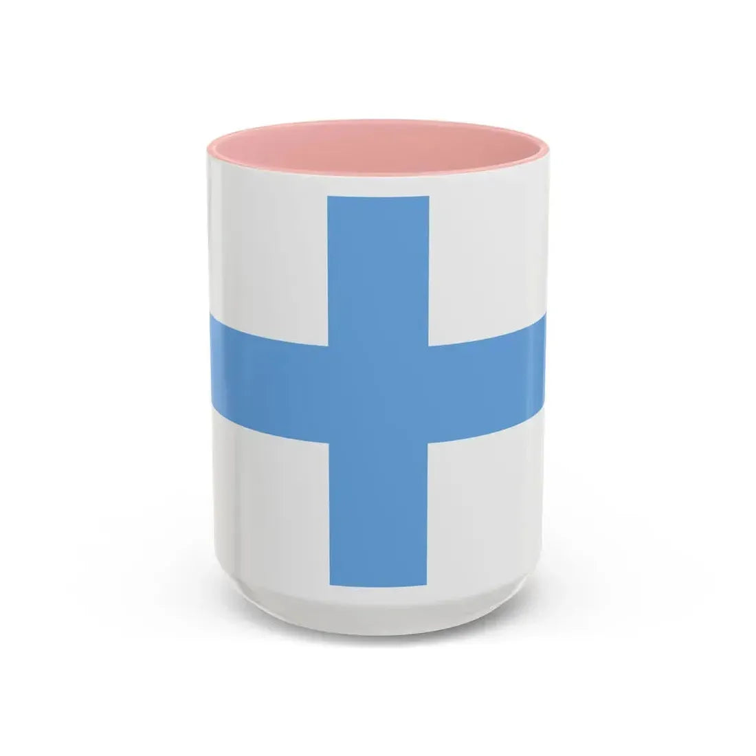 Flag of Argentine Patriotic League - Accent Coffee Mug 15oz Pink - Go Mug Yourself