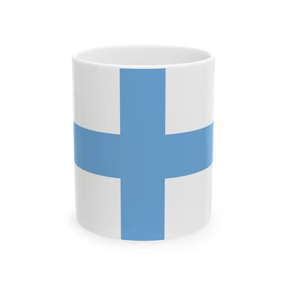 Flag of Argentine Patriotic League - White Coffee Mug-11oz-Go Mug Yourself