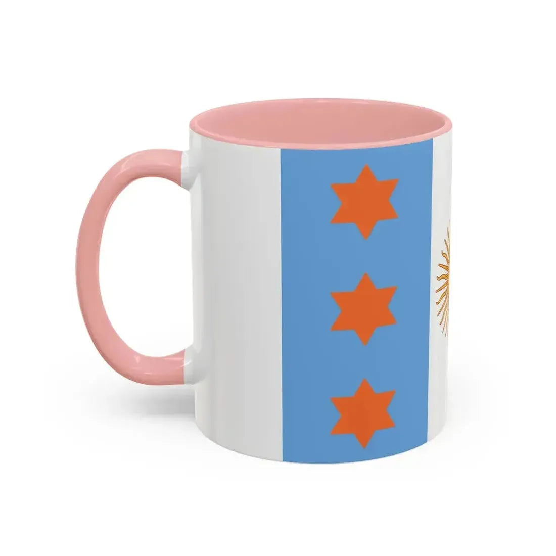 Flag of Argentine Teniente General 1894 to 1904 - Accent Coffee Mug - Go Mug Yourself